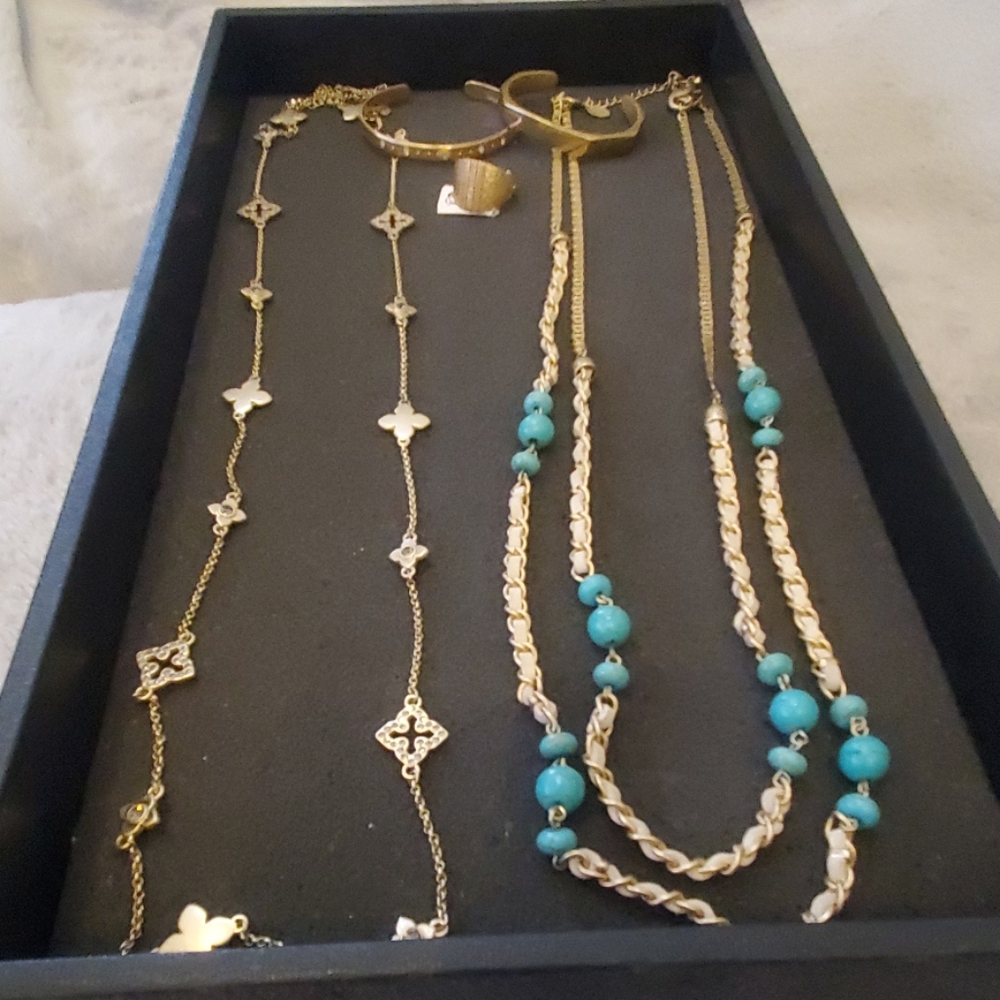Lia Sophia Necklaces, (No Longer Have The RingAnd Cuffs)